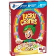 thumbnail image 1 of Lucky Charms Gluten Free Cereal with Marshmallows, Kids Breakfast Cereal, 10.5 oz, 1 of 13