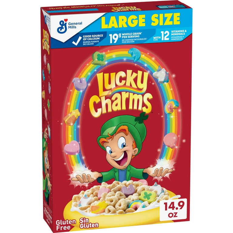 Lucky Charms Gluten Free Breakfast Cereal, 14.9 oz Box