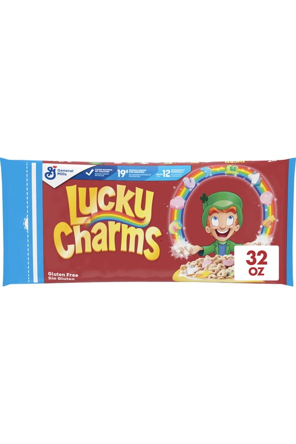 with Marshmallows, Kids Breakfast Cereal, Gluten Free, Cereal Bag, 32 oz