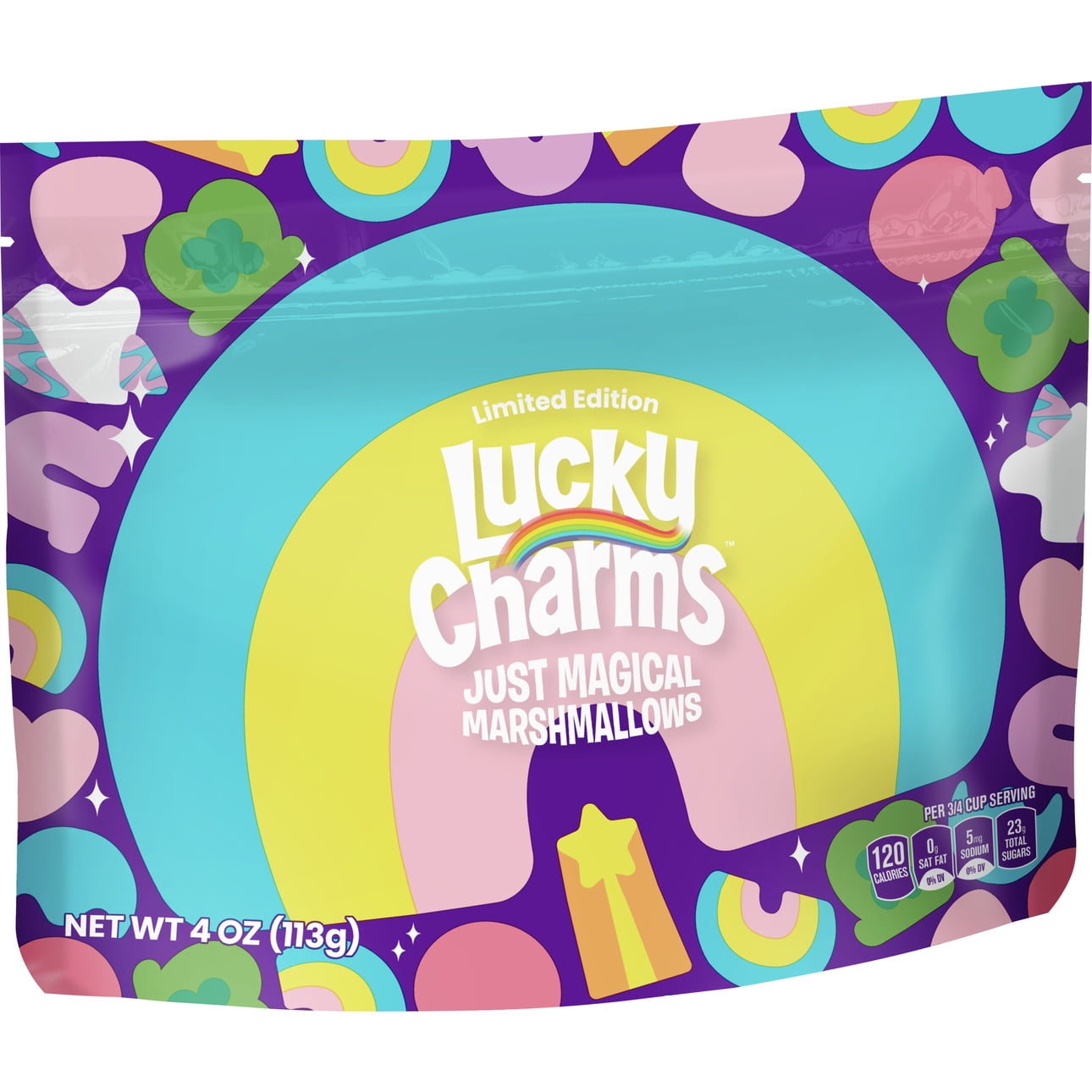 Lucky Charms Berry Swirl Kids Breakfast Cereal with Marshmallows