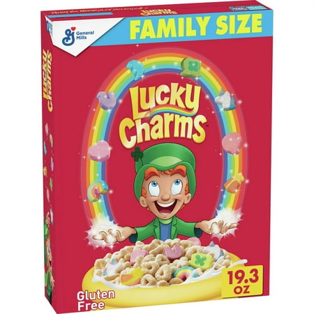 Lucky Charms Marshmallow Breakfast Cereal With Unicorns, 19.3 oz