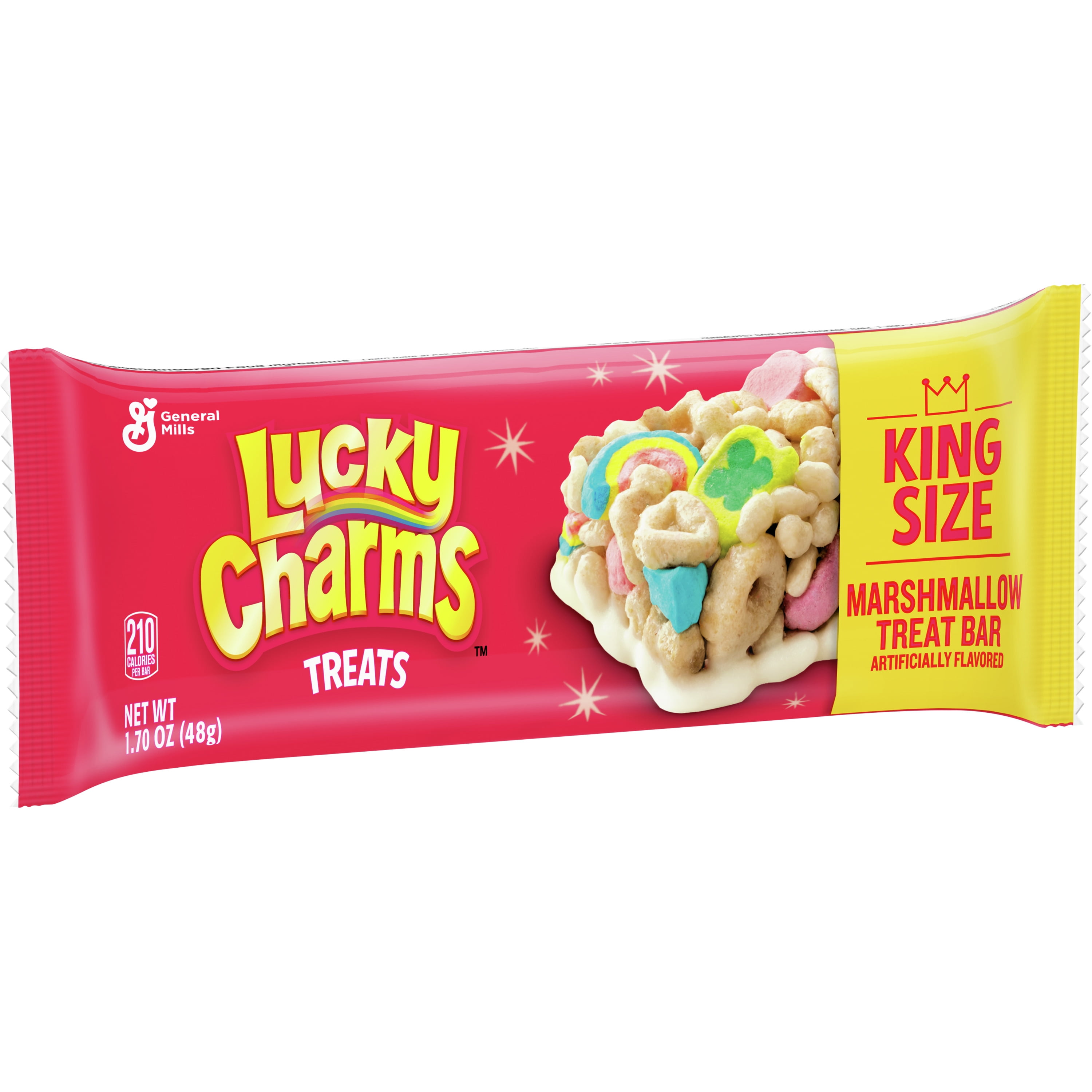 Lucky Charms Marshmallow Cereal Bar, King Size