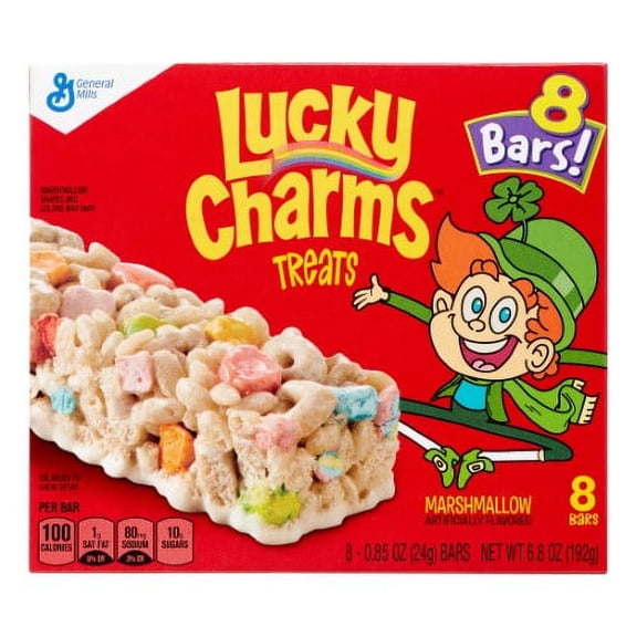 Lucky Charms Marshmallow Flavored Bars (Pack of 10)
