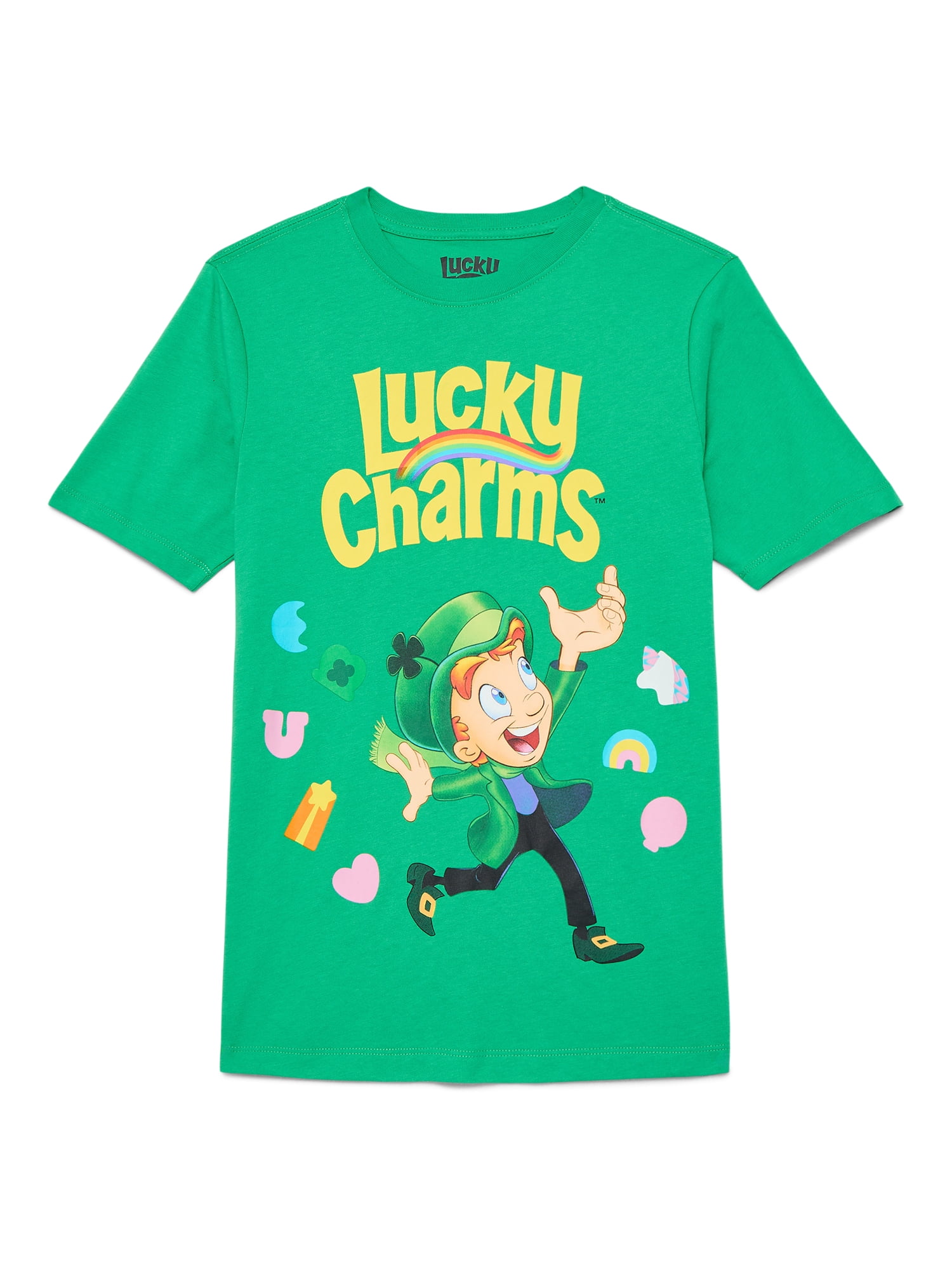 St. Patrick's Day Boys' & Big Boys' Lucky Charms Graphic Tee