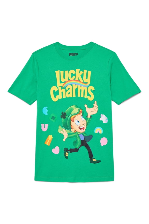 St. Patrick’s Day Boys' & Big Boys' Lucky Charms Graphic Tee, Sizes 4-18