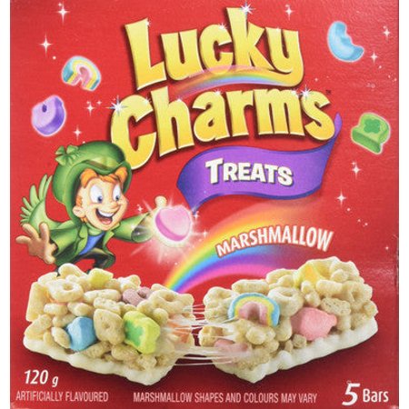 Lucky Charms Treat Bars, 5ct, 120g/4.2oz., {Imported from Canada}