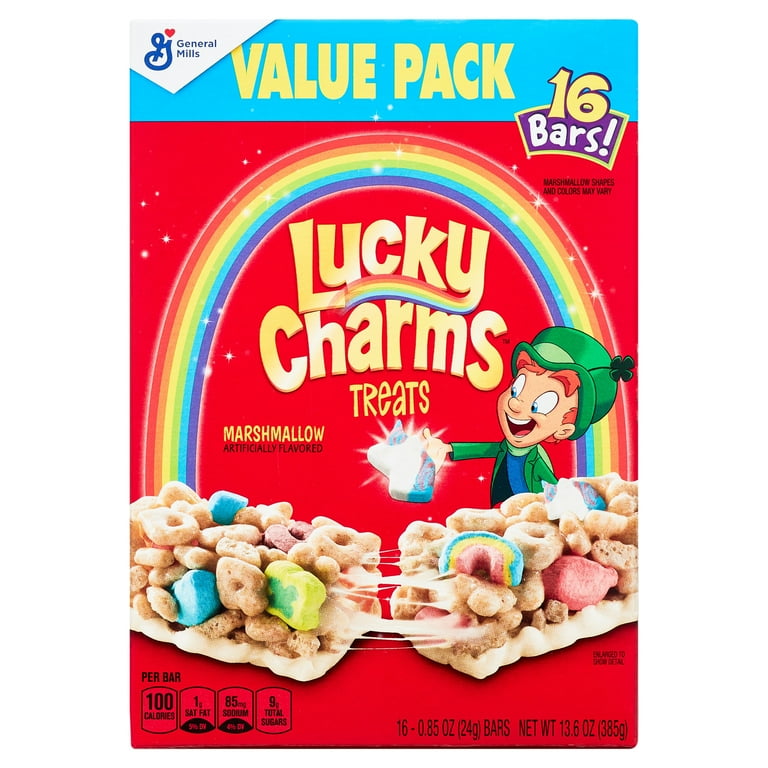 Lucky Charms Treat Bars Limited Edition St. Patrick s Day Packaging Value Pack 16 ct