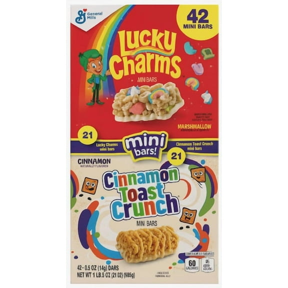 General Mills Mini Bars, Variety Pack, 0.5 oz, 42 ct