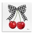 thumbnail image 1 of Stupell Industries Lucky Cherries & Plaid Bow Wall Plaque Art, design by Paul Brent, 12 x 12, 1 of 7