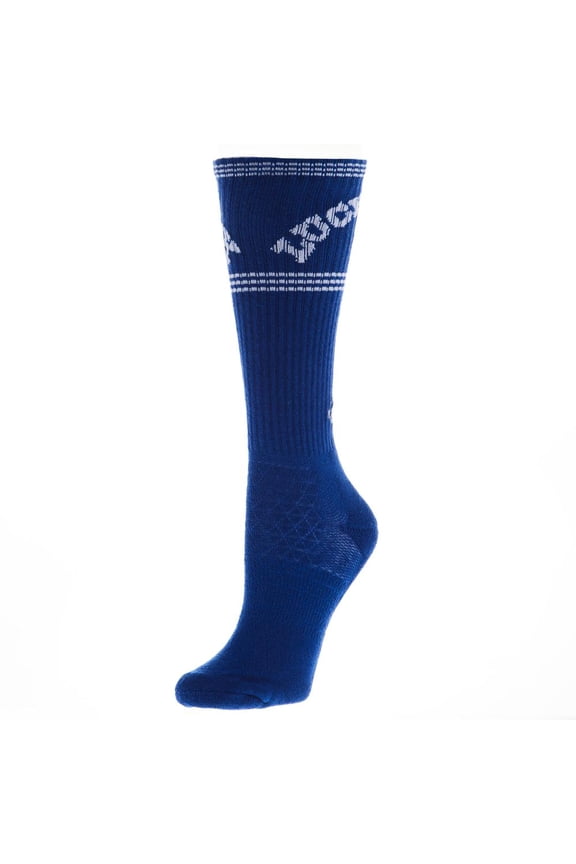 Mens  Retro Blue Performance Crew Sock