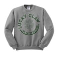thumbnail image 1 of Lucky Claw Funny St. Patrick's Day Sweatshirt 2X-Large Grey, 1 of 1