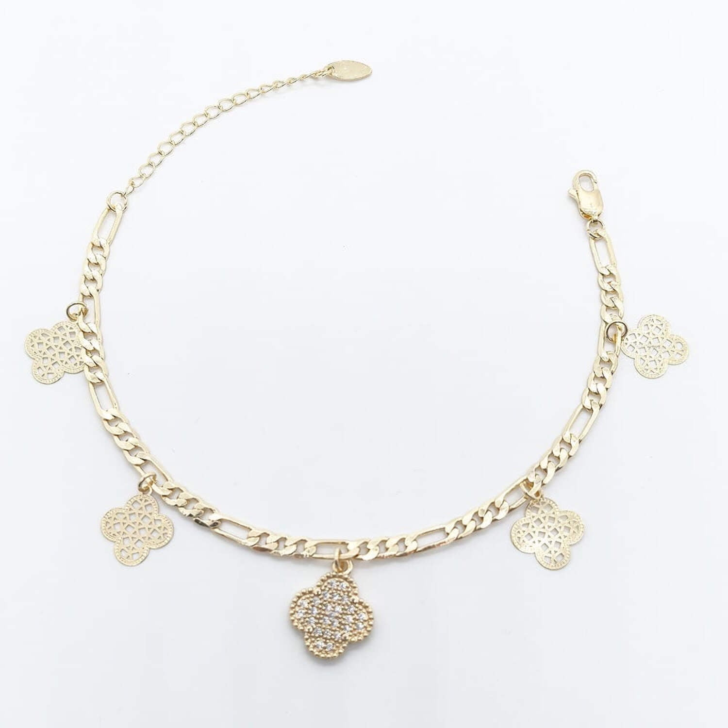 Lucky Clover Anklet