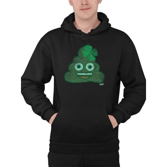 Lucky Clover - Emoji Poo Graphic Men's Hoodie