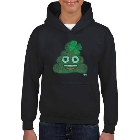 Lucky Clover - Emoji Poo Graphic Youth's Hoodie