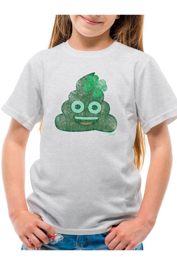 Lucky Clover - Emoji Poo Graphic Youth's T-shirt