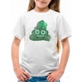 thumbnail image 1 of Lucky Clover - Emoji Poo Graphic Youth's T-shirt, 1 of 4