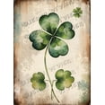 thumbnail image 1 of Lucky Clover Retro Aluminum Sign 5.5x8 IN Metal Sign Hydrangea Flower Wall Picture Boho Dinning Room Decor Garden Tin Signs for Cafes Club Pub Man Cave Wall Sign Gifts, 1 of 6
