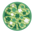 thumbnail image 1 of Lucky Clover St Patrick's Day Round 7" Dessert Plates 8ct, 1 of 1