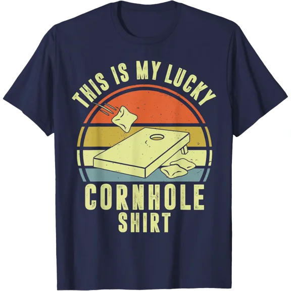 Lucky Cornhole Shirt Daddy Team T-Shirt