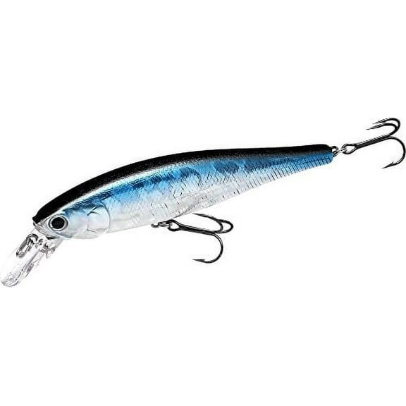 Lucky Craft Pointer 100Sp Jerk Bait, Suspending, Aurora Black, 4in, 5/8oz