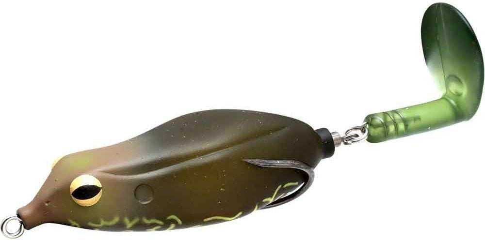 bass frog lures sprinker frog Teckel USA the collapsible body it outfitted with double Gamakatsu hooks Teckel Sprinker Frog | Fishin'