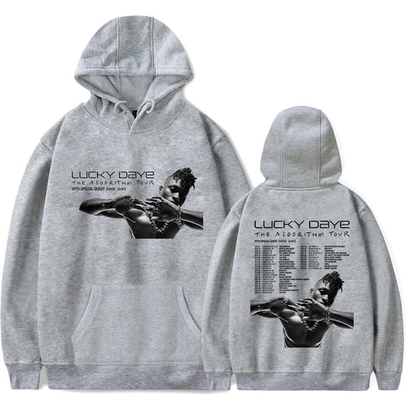 Lucky Daye The Algorithm Tour Hoodie Unisex Fashion Casual Long Sleeve Sweatshirt