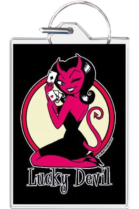Lucky Devil Keychain