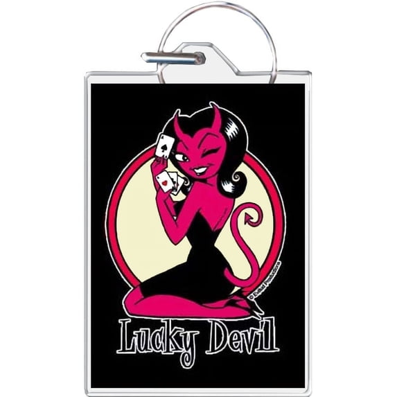 Lucky Devil Keychain