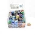 thumbnail image 1 of Lucky Dice Assorted Colors with Pips 16mm (5/8in) D6 Pack of 50 Wondertrail, 1 of 1