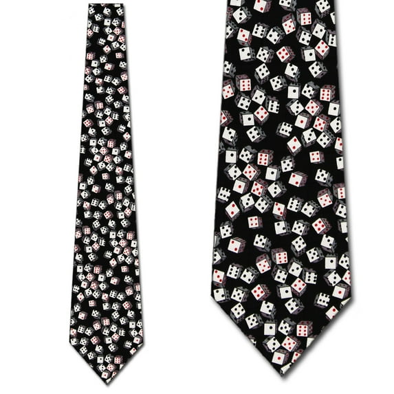 Lucky Dice Necktie Mens Tie