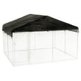 thumbnail image 1 of Lucky Dog 10 x 6 Foot Large Outdoor Galvanized Steel Chain Link Dog Kennel, 1 of 12