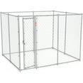 Lucky Dog 10x5x6 ft Heavy Duty Chain Link Kennel, Outdoor Dog Enclosure