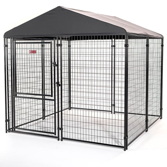 Lucky Dog CL 28460 6 x 4 ft. Black Welded Wire Panel Gate