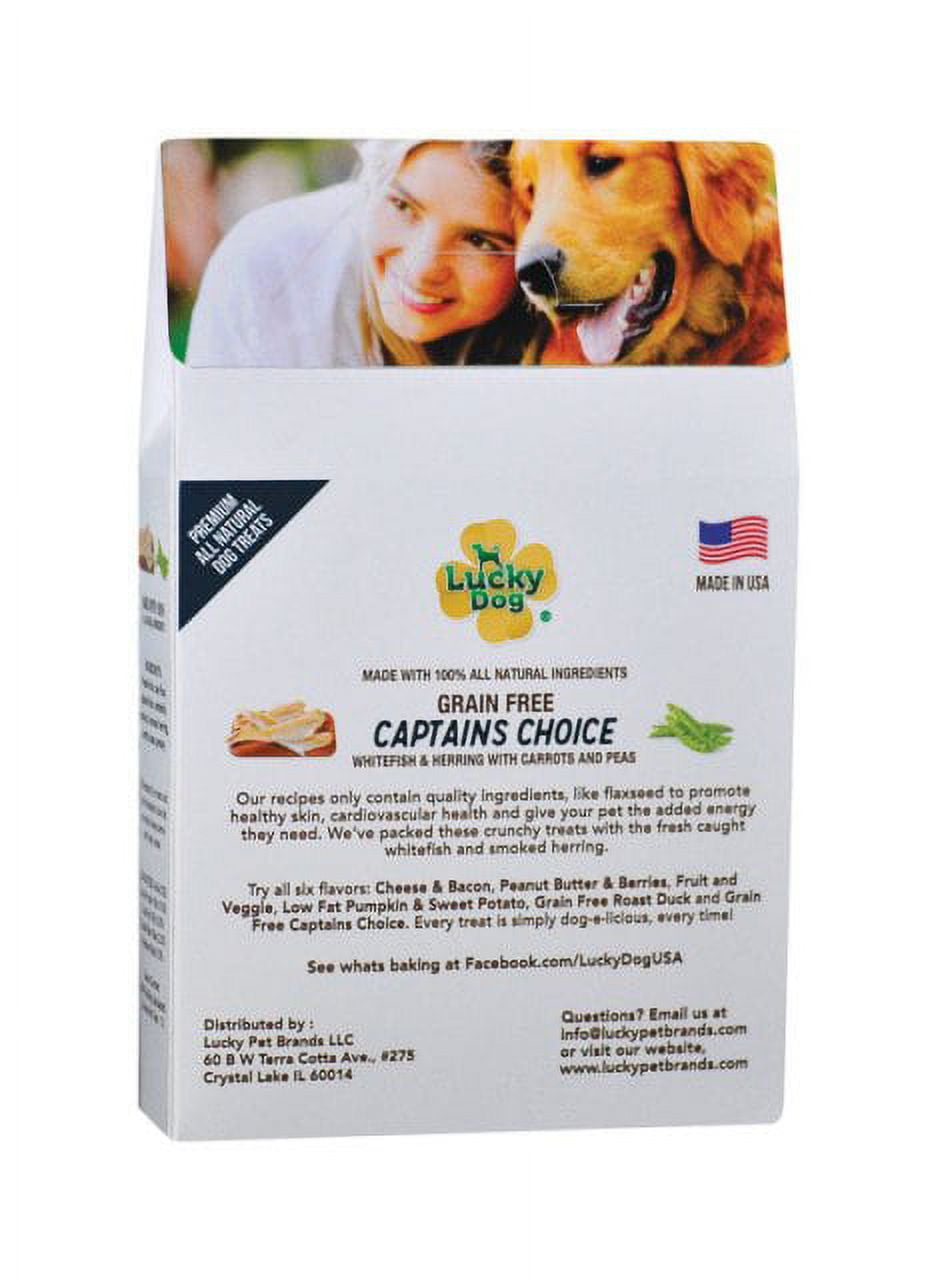 Lucky Dog LD12CC 12 oz All Ages Dog Treats Grain Free Captains Choice Walmart