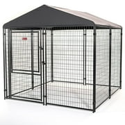 Lucky Dog STAY Series 8 x 8 x 6 Foot Steel Frame Executive Dog Kennel