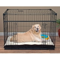 Lucky Dog Sliding Double Door Dog Crate, Large, 42"L