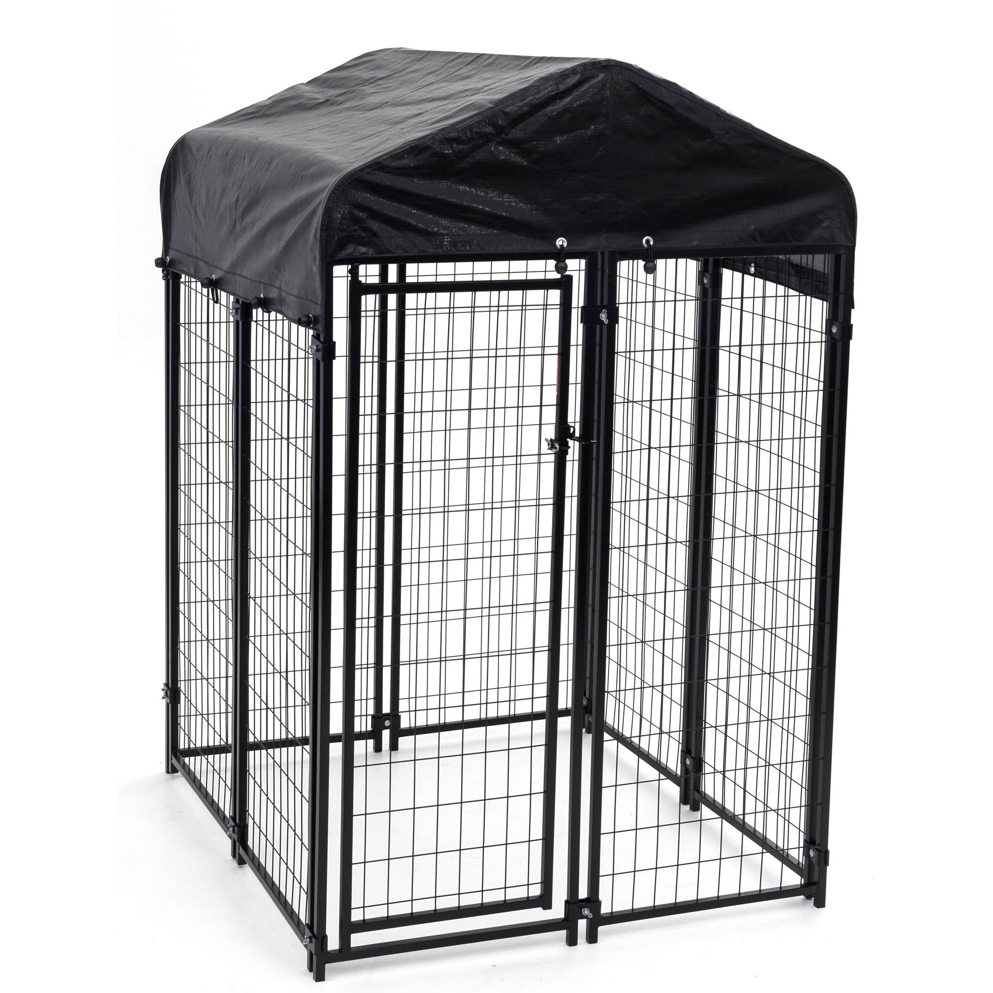 Lucky Dog Uptown Welded Wire Dog Kennel w/ Cover, 6'H x 4'W x 4'L - image 1 of 5