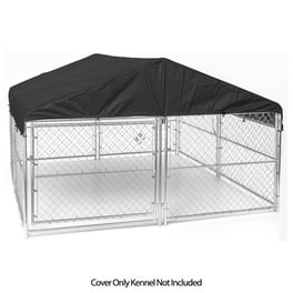 King Canopy 10 x10 Outdoor Dog Kennel Shade Cover with Steel Frame Sunshade Roof Pet Protection Silver Walmart