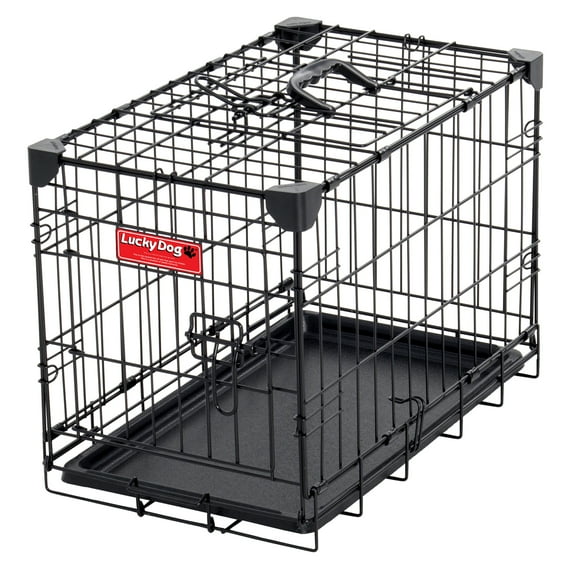 Lucky Dog ZW 11522 Wire Travel and Training 2 Door Pet Crate