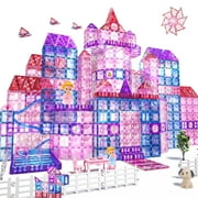 Lucky Doug 101 Pcs Magnetic Building Set for Kids Ages 3-8, Magnetic Toys for Ages 4-8, Kids Building Toys Gifts for 3-8 Years Old  Girls