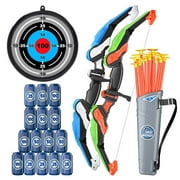 Lucky Doug Kids Bow and Arrow Set with LED Lights, Archery Toy Set for boy age 3 up, Gifts for 3 4 5 6 Years Old Kids Boys