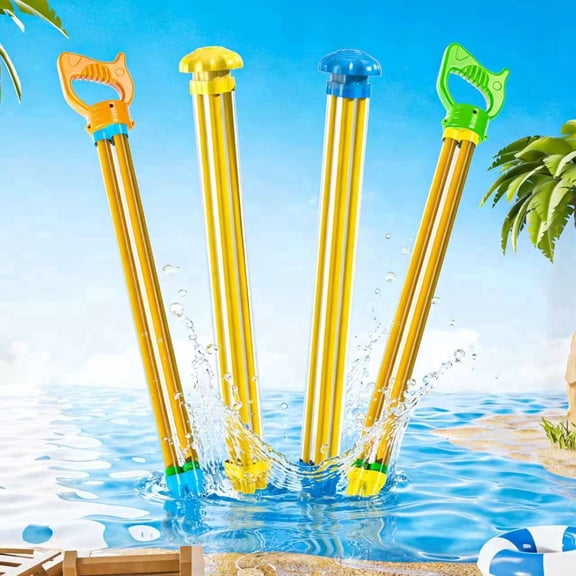 Lucky Doug 4 PCS Water Blaster Set – Summer Pool, Beach & Backyard Water Toys , Outdoor Game for All Ages