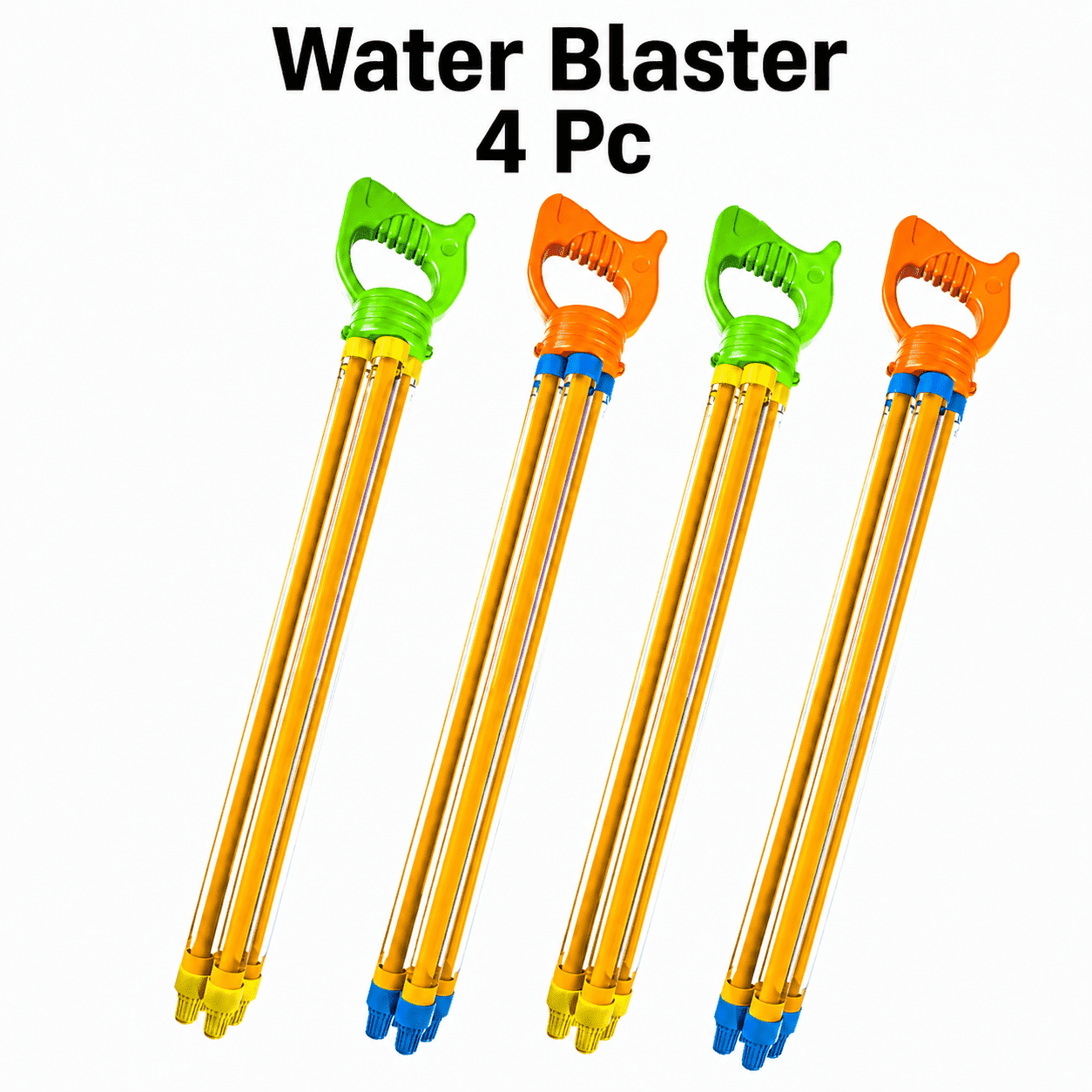 Lucky Doug 4 PCS Water Blaster Set – Summer Pool, Beach & Backyard Water Toys , Outdoor Game for All Ages