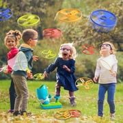 Lucky Doug Outdoor Game for Kids Ages 3-5 4-8, Flying Disc Launcher Outside Toys Gifts for 3 4 5 6 7 8 Year Old Boys, Ideas Summer Toys for Kids Toddlers Boys Girls Ages 3-5 6-8