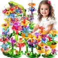 thumbnail image 1 of Lucky Doug Flower Garden Building Toys for Toddler Girls Ages 3-5-8, 81 Pcs Flower Garden Stem Toys, 3 4 5 6 7 8 Years Old Girls Gifts, 1 of 10