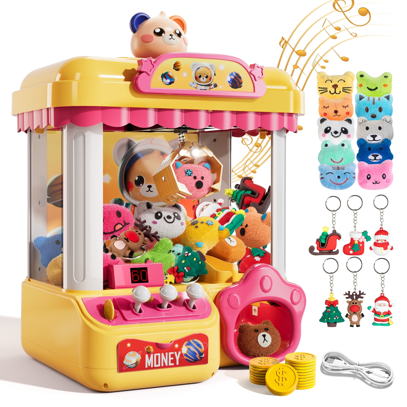minimini Play Along Toys おもちゃセット Amazon.com: TOYMNI Mini Claw Machine, Claw Machine for Kids