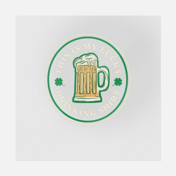 Lucky Drinking Shirt Transfer