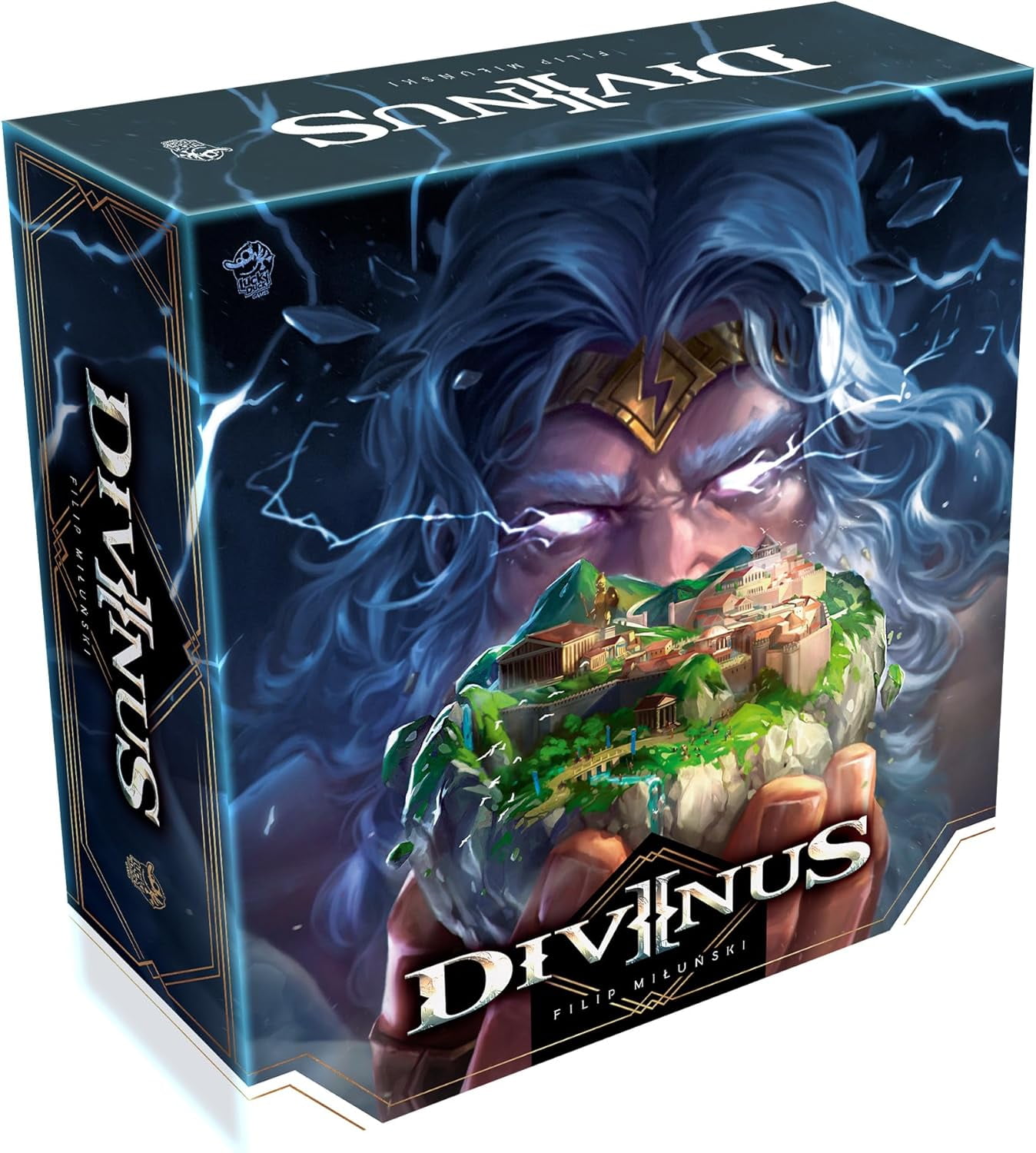 Lucky Duck Games Divinus Board Game - Become a Demigod in a Campaign of Greek vs. Norse Gods! Legacy Tile-Laying Strategy Game for Kids & Adults, Ages 10+, 2-4 Players, 45-60 Min Playtime Lucky Duck Games Divinus Board Game - Become a Demigod in a Campaign of Greek vs. Norse Gods! Legacy Tile-Laying Strategy Game for Kids & Adults, Ages 10+, 2-4 Players, 45-60 Min Playtime