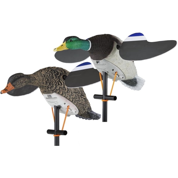 Lucky Duck Lucky Pair II Spinning Wing Duck Decoys