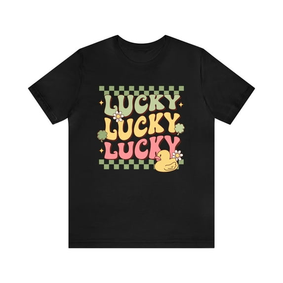 Lucky Duck Rubber Duck Women's Irish St. Patrick's Day Shirt